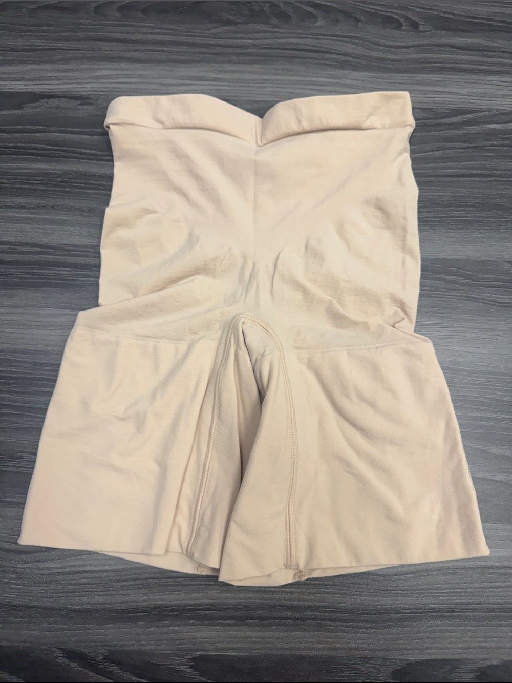 SPANX Strapless High-Waist Shaper Shorts in Beige